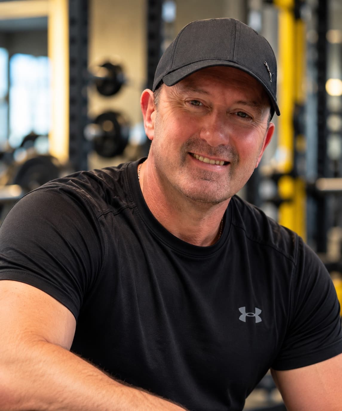 George Coudounellis, personal trainer and nutritionist, at the gym